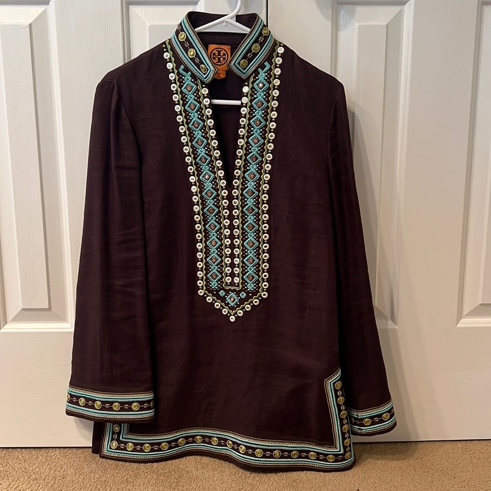 Tori Burch linen tunic